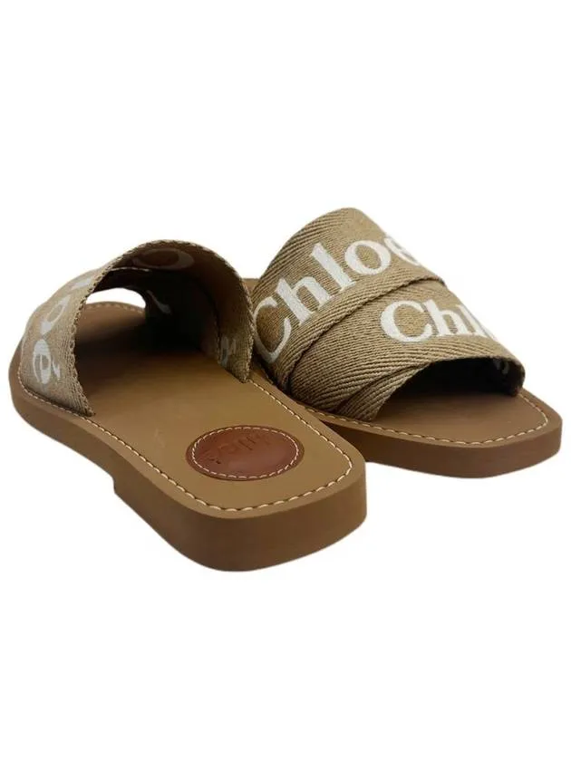 24SS Woody Logo Strap Women’s Slippers CHC23U18 24J