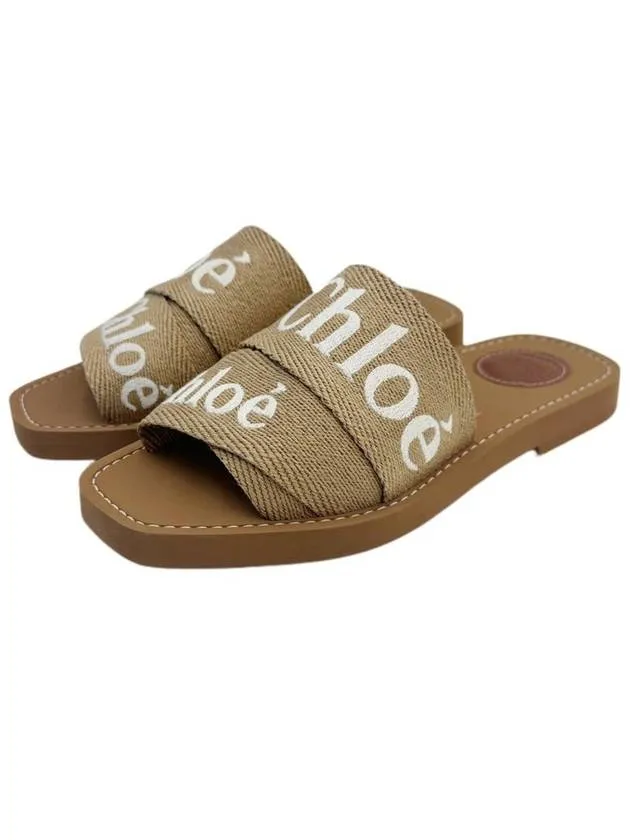 24SS Woody Logo Strap Women’s Slippers CHC23U18 24J