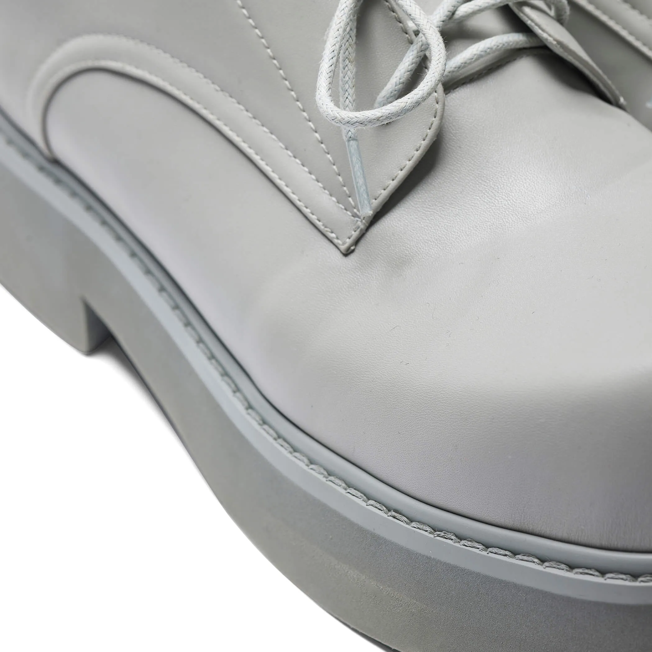 Mens Derby Shoes - 400% Oversized, Stylish Grey Finish