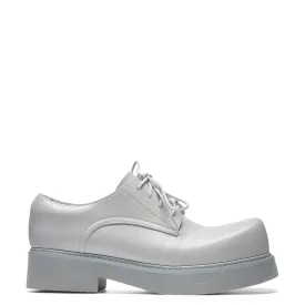 Mens Derby Shoes - 400% Oversized, Stylish Grey Finish