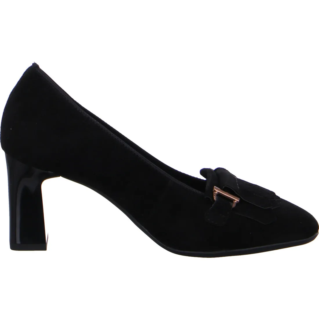 Ara Ladies Salzburg Tab Front Heeled Court Shoe