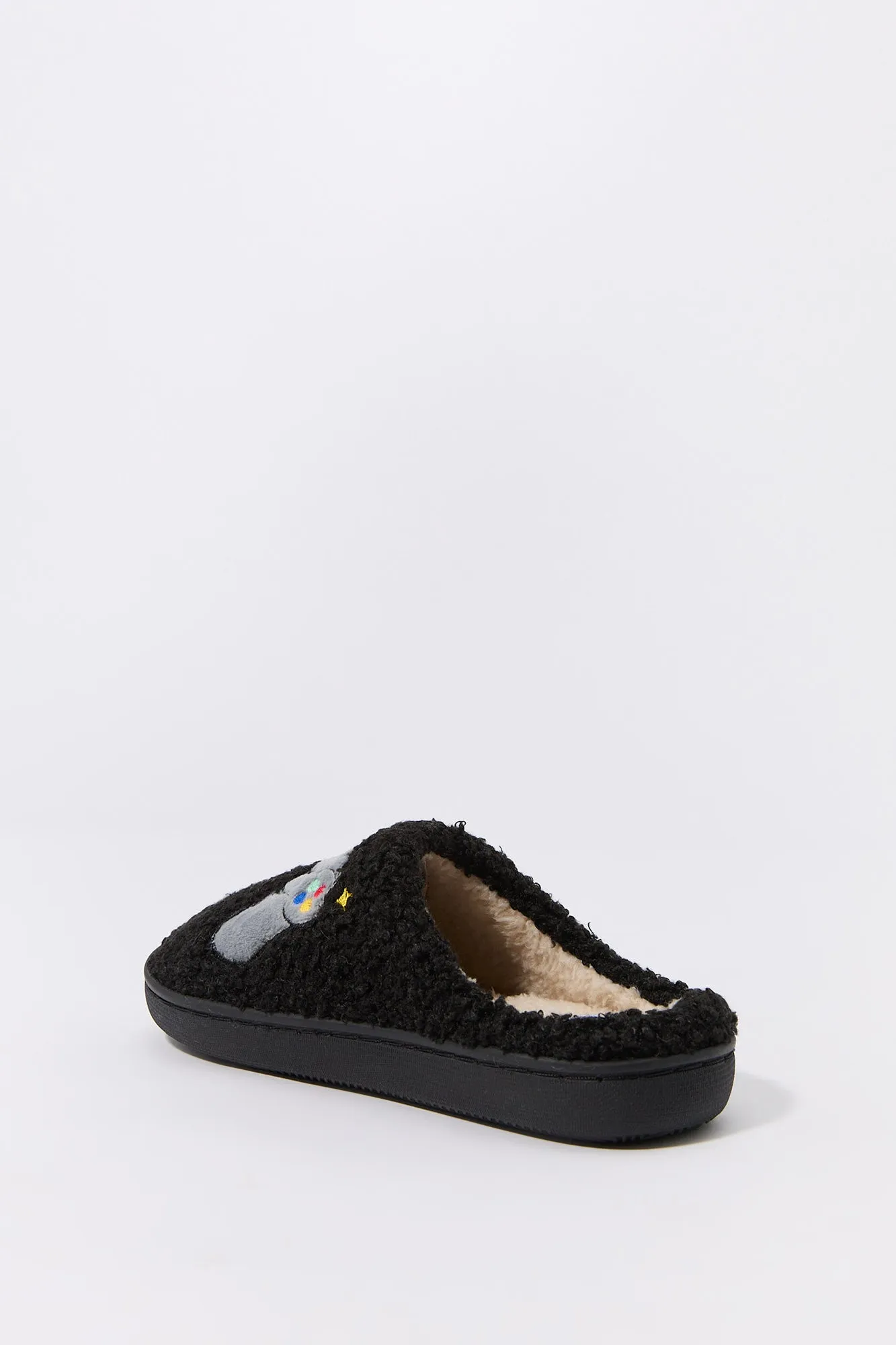 Boys Sherpa Slippers