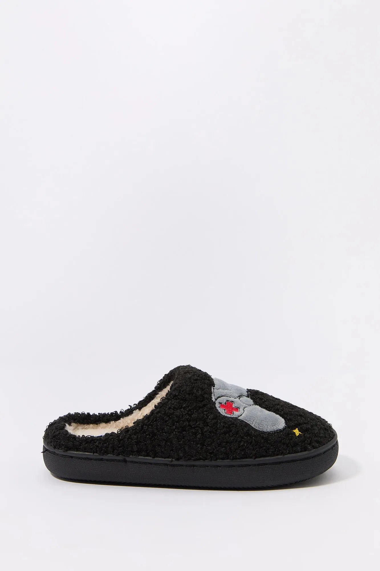 Boys Sherpa Slippers