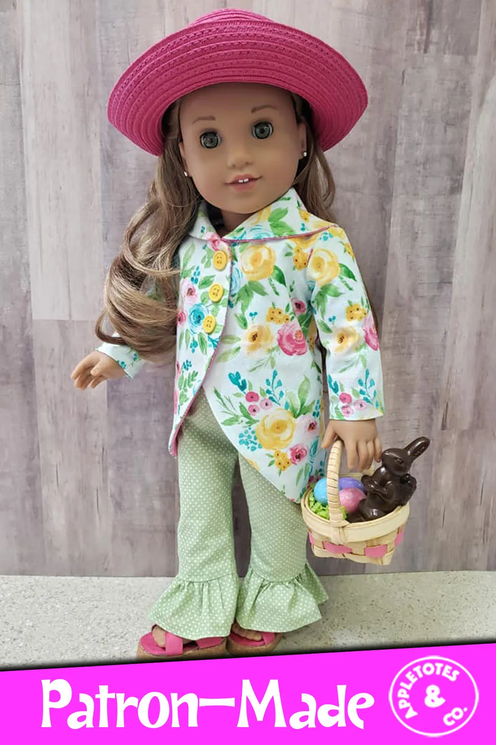 Darla Coat 18 Inch Doll Sewing Pattern