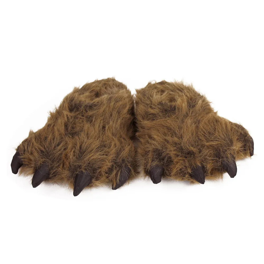 Grizzly Bear Paw Slippers