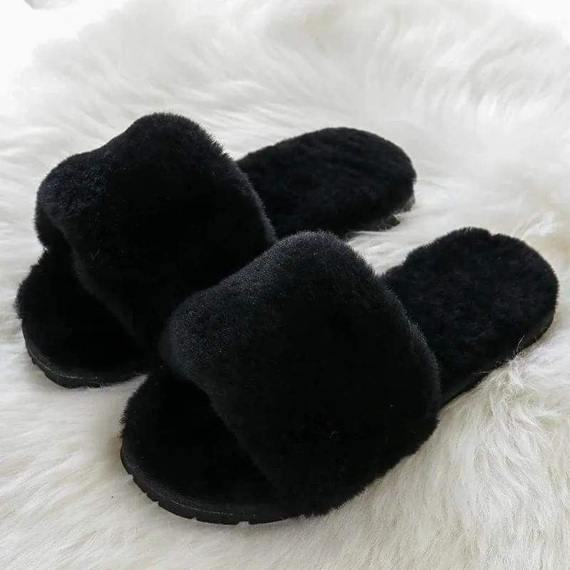 Natural Sheepskin Winter Slippers - Warm Winter Slippers | GRWG Brand