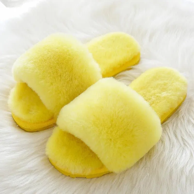 Natural Sheepskin Winter Slippers - Warm Winter Slippers | GRWG Brand