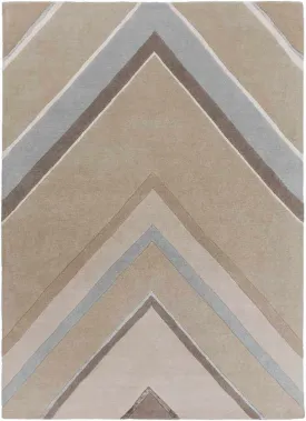 Passnga Modern Beige/Taupe Area Rug