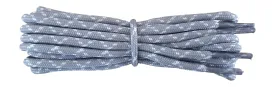 Round 3 mm Shoelaces Grey with White flecks for walking shoes or trainers