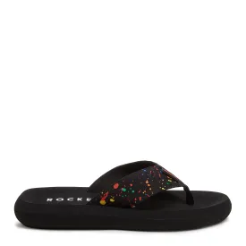 Spotlight Black Multi Flip-Flops