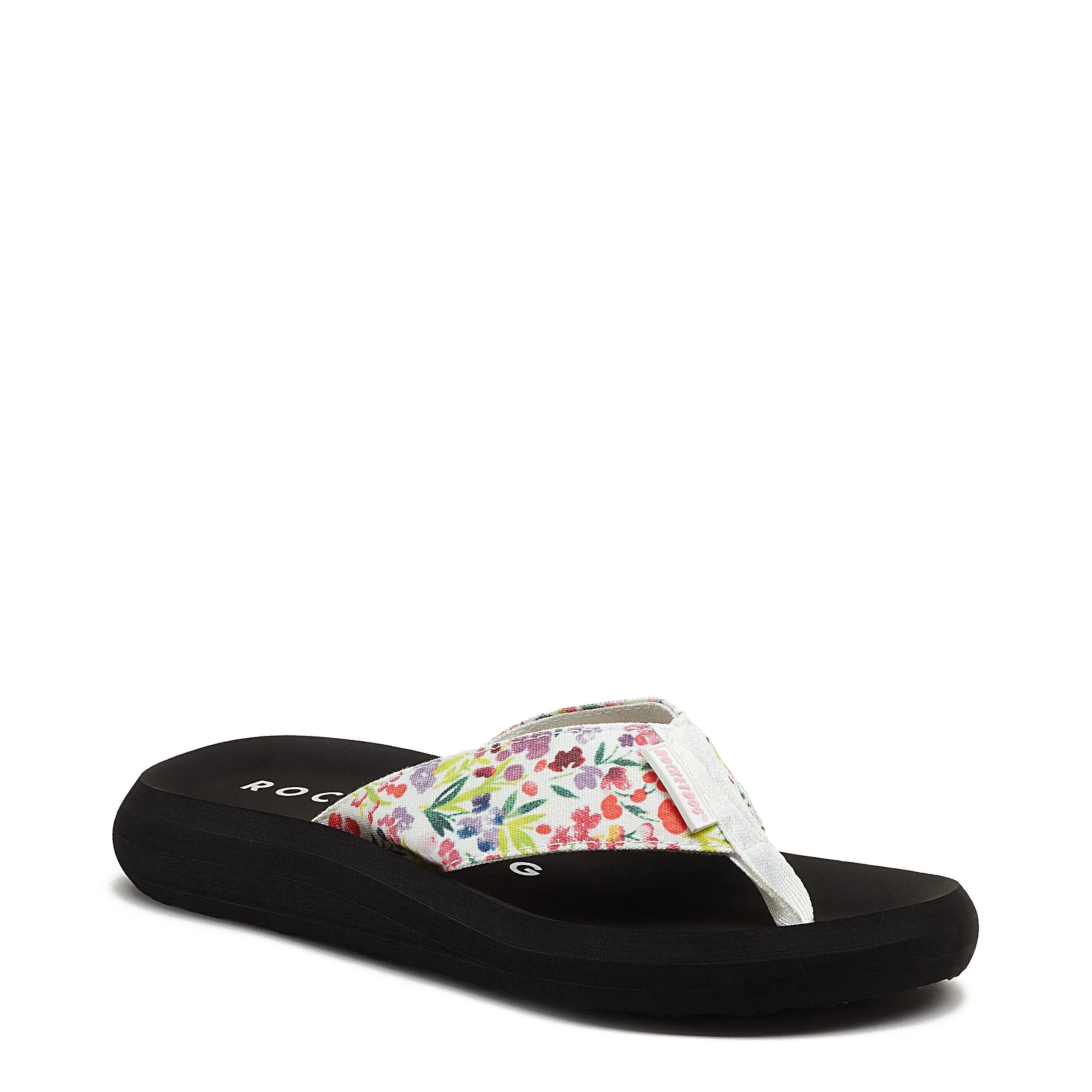 Spotlight Floral White Flip Flop