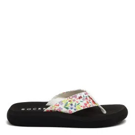 Spotlight Floral White Flip Flop