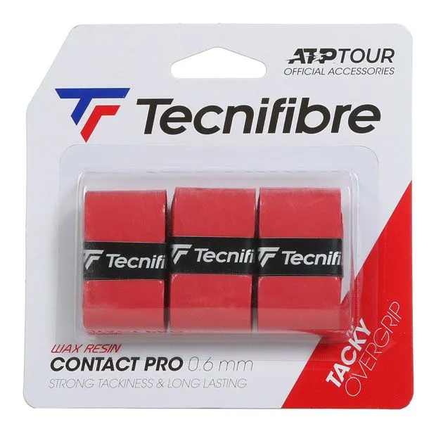 Tecnifibre Contact Pro Tennis Overgrip - 3 Pack