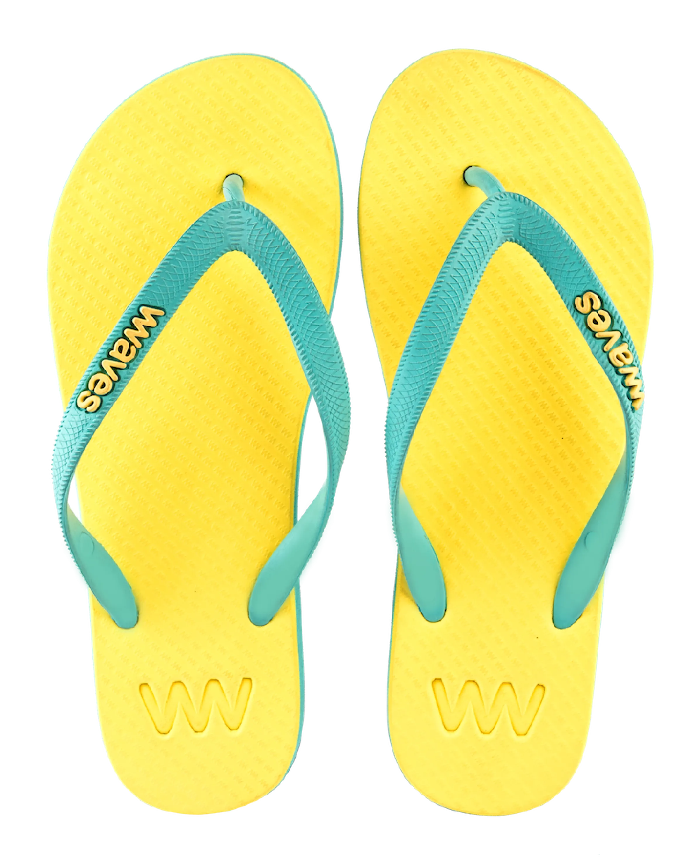 Women's Natural Rubber Flip Flops - Summer Shades