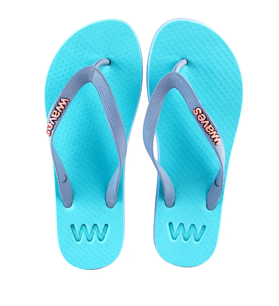 Women's Natural Rubber Flip Flops - Summer Shades