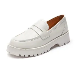 Women's Platform Leather Loafer