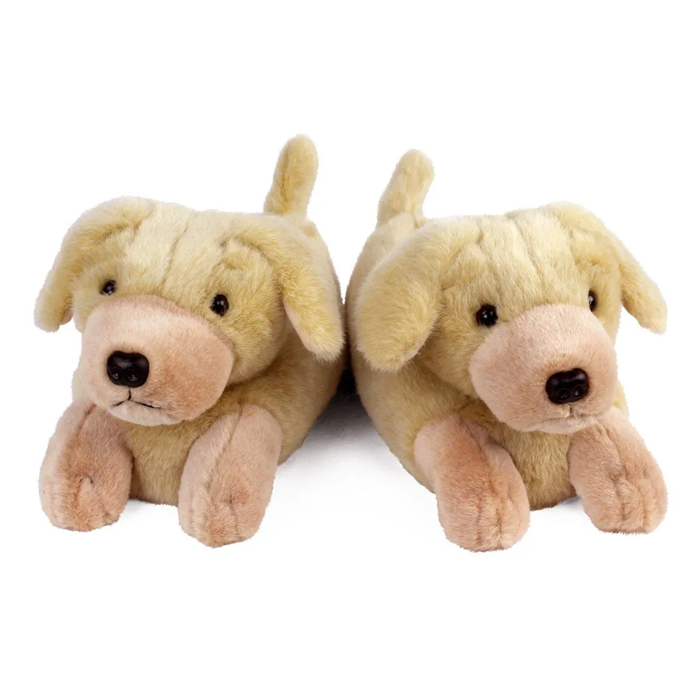 Yellow Labrador Slippers